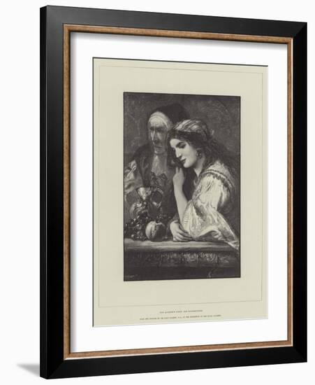 Don Quixote's Niece and Housekeeper-Sir John Gilbert-Framed Giclee Print