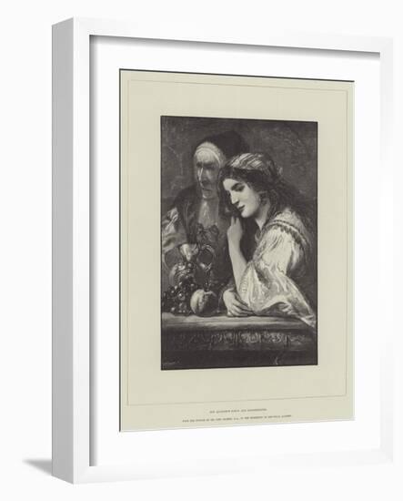 Don Quixote's Niece and Housekeeper-Sir John Gilbert-Framed Giclee Print