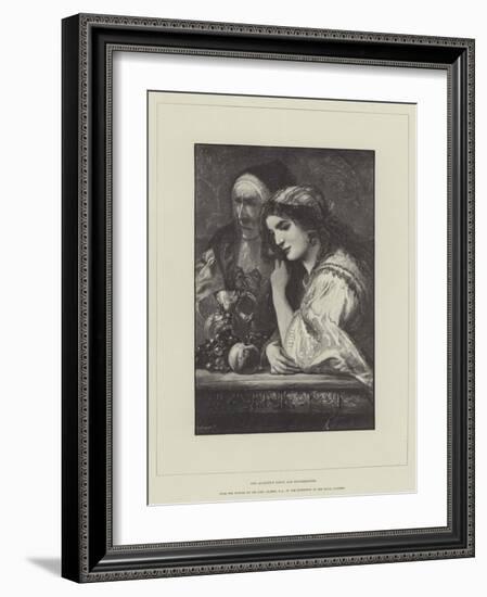 Don Quixote's Niece and Housekeeper-Sir John Gilbert-Framed Giclee Print