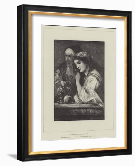 Don Quixote's Niece and Housekeeper-Sir John Gilbert-Framed Giclee Print