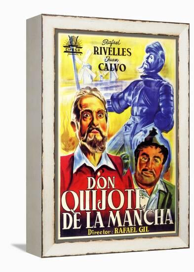 Don Quixote, Spanish Movie Poster, 1934-null-Framed Stretched Canvas