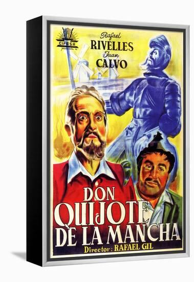 Don Quixote, Spanish Movie Poster, 1934-null-Framed Stretched Canvas