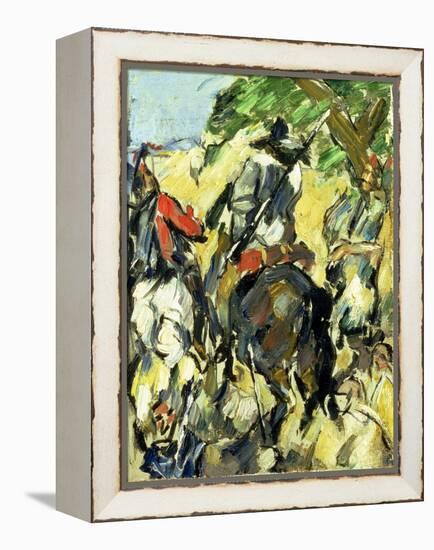 Don Quixote, View from the Back, C.1875-Paul Cézanne-Framed Premier Image Canvas