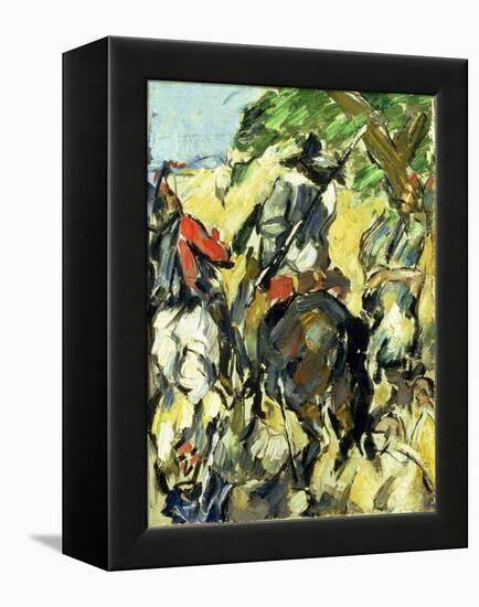 Don Quixote, View from the Back, C.1875-Paul Cézanne-Framed Premier Image Canvas