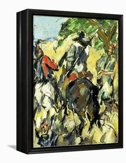 Don Quixote, View from the Back, C.1875-Paul Cézanne-Framed Premier Image Canvas