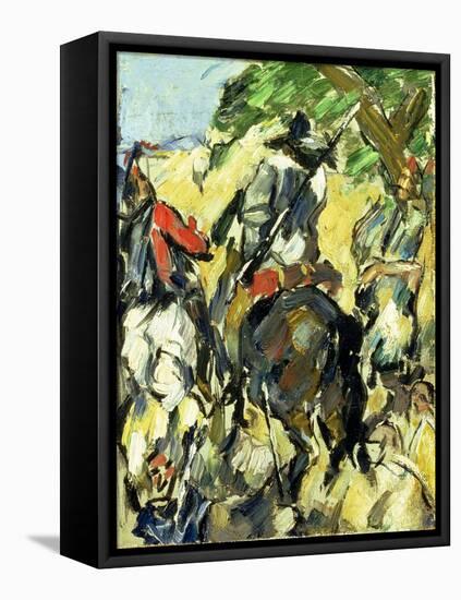 Don Quixote, View from the Back, C.1875-Paul Cézanne-Framed Premier Image Canvas