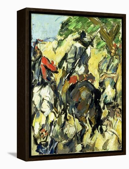 Don Quixote, View from the Back, C.1875-Paul Cézanne-Framed Premier Image Canvas
