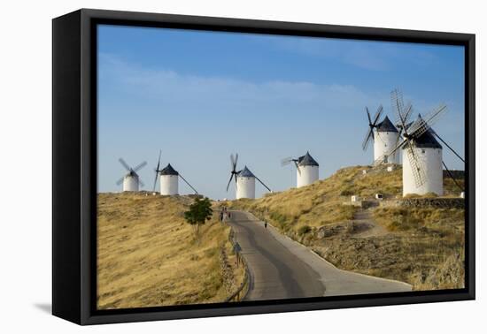 Don Quixote Windmills, Consuegra, Castile-La Mancha, Spain, Europe-Charles Bowman-Framed Premier Image Canvas