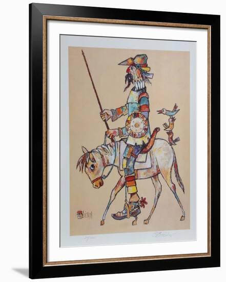 Don Quixote-Jovan Obican-Framed Collectable Print