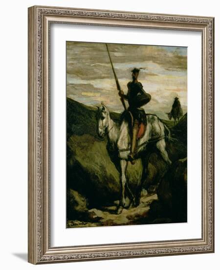 Don Quixote-Honore Daumier-Framed Giclee Print