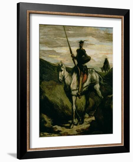 Don Quixote-Honore Daumier-Framed Giclee Print