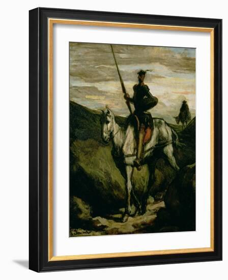 Don Quixote-Honore Daumier-Framed Giclee Print