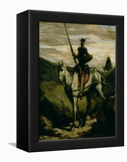 Don Quixote-Honore Daumier-Framed Premier Image Canvas