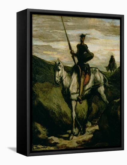 Don Quixote-Honore Daumier-Framed Premier Image Canvas