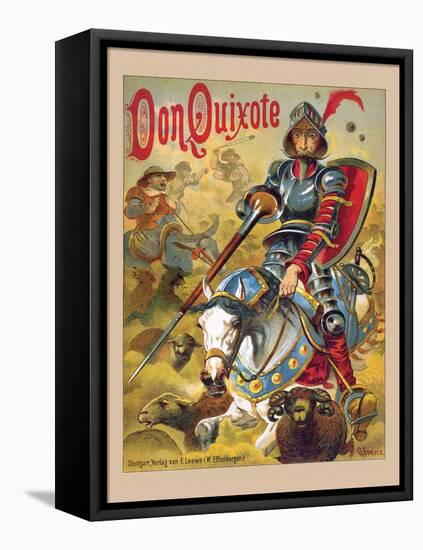 Don Quixote-null-Framed Stretched Canvas