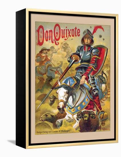 Don Quixote-null-Framed Stretched Canvas