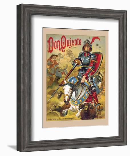 Don Quixote--Framed Art Print