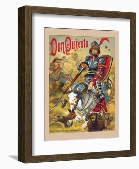 Don Quixote--Framed Art Print