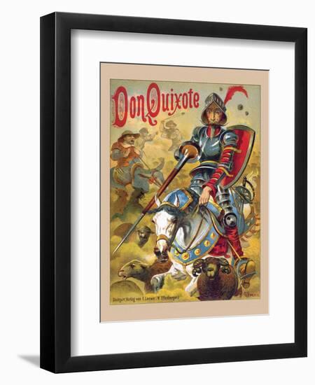 Don Quixote--Framed Art Print