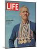 Don Schollander with his Four Olympic Gold Medals Won in Swimming Events, October 30, 1964-John Dominis-Mounted Photographic Print