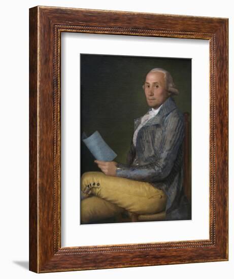 Don Sebastián Martínez Y Pérez-Francisco de Goya-Framed Art Print
