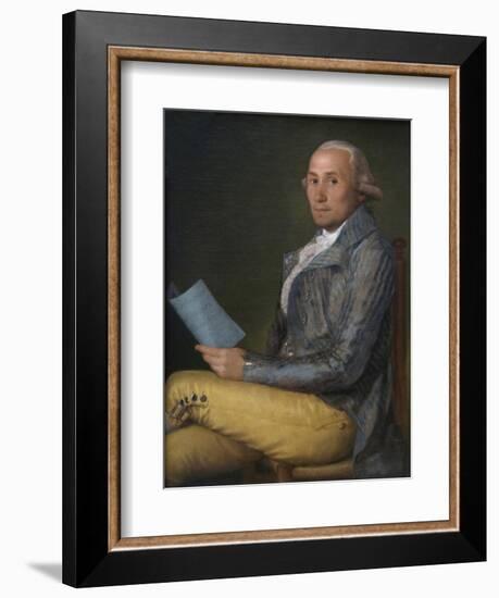 Don Sebastián Martínez Y Pérez-Francisco de Goya-Framed Art Print