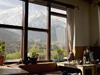 Nilgiri Range Whilst Enjoying Breakfast in Om's Home Hotel at Jomsom on the Annapurna Circuit Trek-Don Smith-Photographic Print