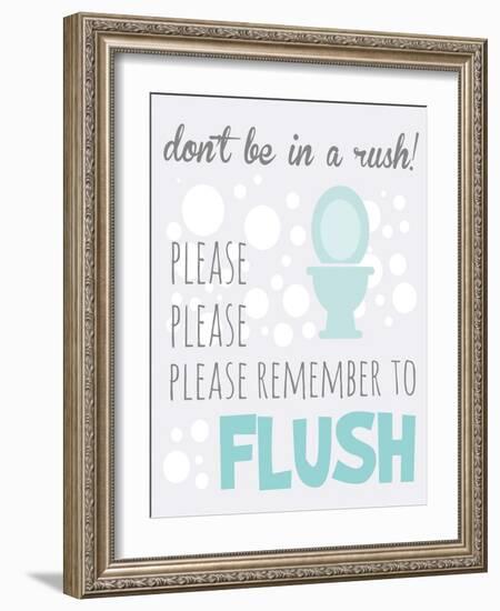 Don't Be in a Rush-Anna Quach-Framed Art Print