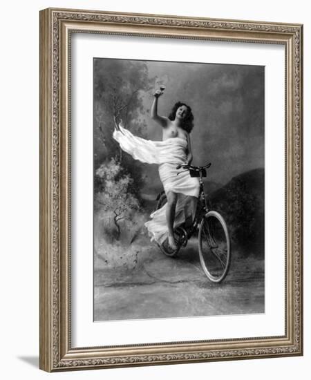 "Don't Drink and Drive", Nude Model, 1897-Science Source-Framed Giclee Print