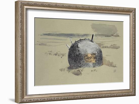 Don't Forget the Diver-Paul Nash-Framed Giclee Print