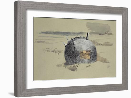 Don't Forget the Diver-Paul Nash-Framed Giclee Print