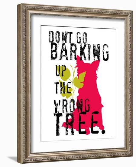 Don’t Go Barking-Ginger Oliphant-Framed Art Print