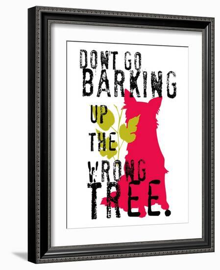 Don’t Go Barking-Ginger Oliphant-Framed Art Print