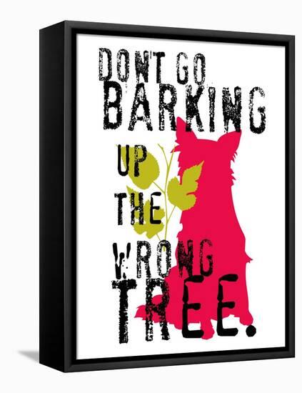 Don’t Go Barking-Ginger Oliphant-Framed Stretched Canvas