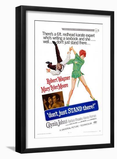 Don't Just Stand There!, Mary Tyler Moore, Robert Wagner, 1968-null-Framed Premium Giclee Print