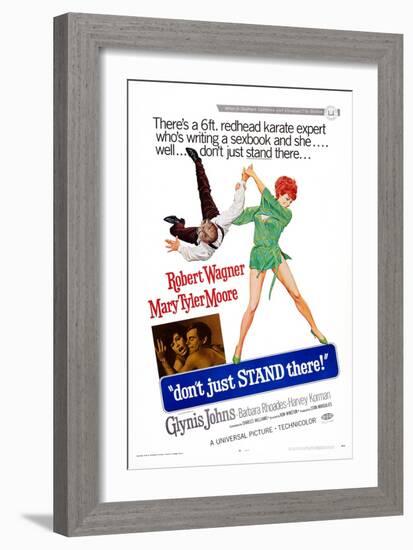 Don't Just Stand There!, Mary Tyler Moore, Robert Wagner, 1968-null-Framed Art Print