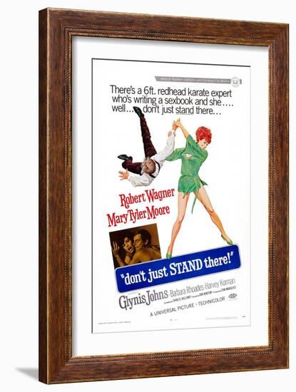 Don't Just Stand There!, Mary Tyler Moore, Robert Wagner, 1968-null-Framed Art Print