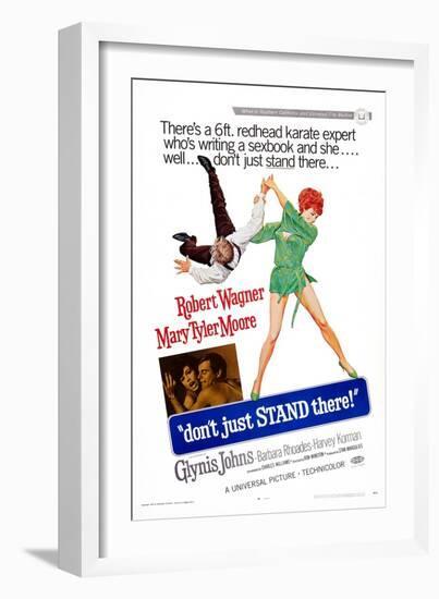 Don't Just Stand There!, Mary Tyler Moore, Robert Wagner, 1968-null-Framed Art Print