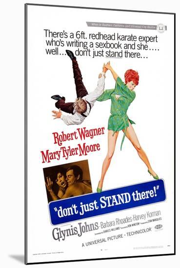 Don't Just Stand There!, Mary Tyler Moore, Robert Wagner, 1968-null-Mounted Art Print