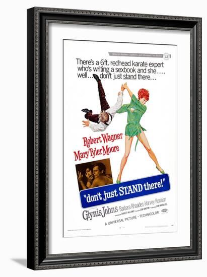 Don't Just Stand There!, Mary Tyler Moore, Robert Wagner, 1968-null-Framed Art Print