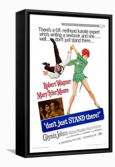 Don't Just Stand There!, Mary Tyler Moore, Robert Wagner, 1968-null-Framed Stretched Canvas