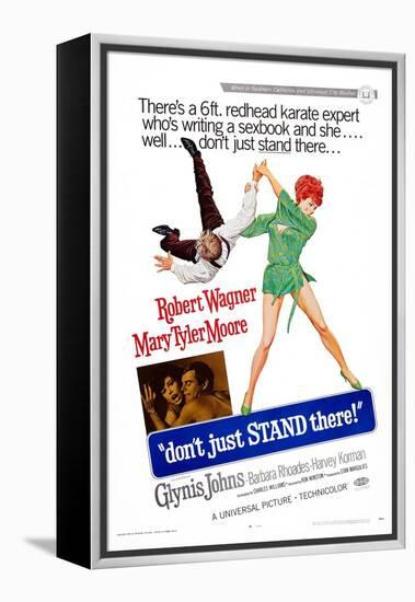 Don't Just Stand There!, Mary Tyler Moore, Robert Wagner, 1968-null-Framed Stretched Canvas