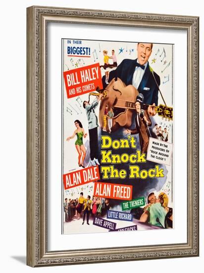 Don't Knock The Rock, Bill Haley, Alan Freed, 1956-null-Framed Premium Giclee Print