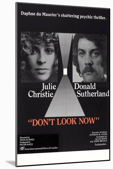 Don't Look Now, 1973-null-Mounted Art Print