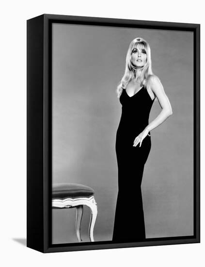 Don't Make Waves, Sharon Tate, 1967-null-Framed Stretched Canvas