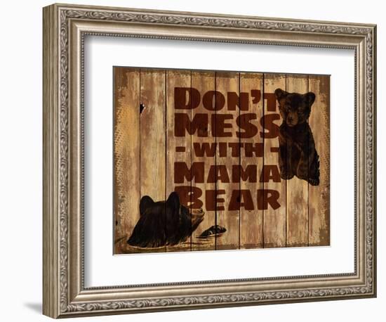 Don’t Mess with Mama Bear-null-Framed Giclee Print