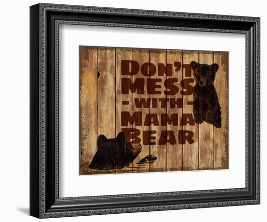 Don’t Mess with Mama Bear-null-Framed Giclee Print