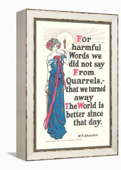 Don't Quarrel-null-Framed Stretched Canvas