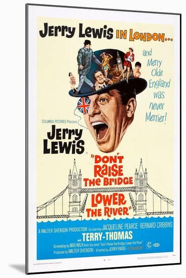 Don't Raise the Bridge, Lower the River, Jerry Lewis, 1968-null-Mounted Art Print