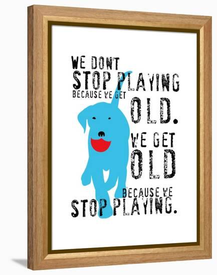 Don’t Stop Playing-Ginger Oliphant-Framed Stretched Canvas